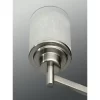 Progress Lighting  Alexa 31-in 4-Light Brushed Nickel Modern/Contemporary Vanity Light (P2998-09)