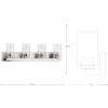 Progress Lighting  Goodwin 29.25-in 4-Light Brushed Nickel Modern/Contemporary Vanity Light (P300389-009)