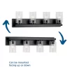 Progress Lighting Goodwin 29.25-in 4-Light Matte Black Modern Contemporary Vanity Light (P300389-31M)