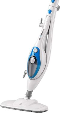 PurSteam Steam Mop Cleaner 10-in-1 with Convenient Detachable Handheld Unit, Laminate Hardwood Tiles Carpet Kitchen - Garment - Clothes - Pet Friendly Steamer Whole House Multipurpose Use