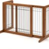 Richell Freestanding Gate for Dogs & Cats, Autumn Matte, Small
