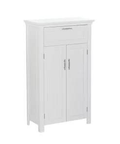 RiverRidge 06-038 Somerset 23.6-in W x 40.25-in H x 11.81-in D White Mdf Freestanding Linen Cabinet