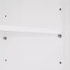RiverRidge 06-038 Somerset 23.6-in W x 40.25-in H x 11.81-in D White Mdf Freestanding Linen Cabinet