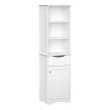 RiverRidge 06-082 Ashland 16.54-in W x 60.04-in H x 13.39-in D White Mdf Freestanding Linen Cabinet