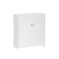 RiverRidge 06-134 Ellsworth 28.44-in W x 32-in H x 11.75-in D White MDF Freestanding Linen Cabinet