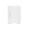 RiverRidge 06-137 Somerset 20.5-in W x 32-in H x 14.5-in D White Mdf Freestanding Corner Linen Cabinet