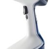 Rowenta DR8120 X-Cel Powerful Handheld Garment and Fabric Steamer Stainless Steel Heated Soleplate with 2 Steam Options, 1600-Watts, White