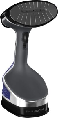 Rowenta DR8220U0 X-Cel Handheld Steamer For Clothes, Furniture, Pet Beds, Toys. Medium, Black And Blue