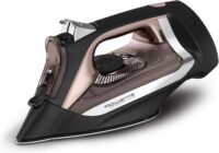Rowenta DW2459 Access Steam Iron with Retractable Cord and Stainless Steel Soleplate, Black