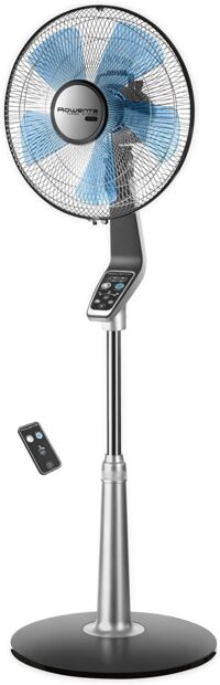 Rowenta VU5670 Turbo Silence Oscillating Fan, Standing Fan, 5 Speed Fan with Remote Control