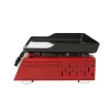 Royal Gourmet PD1301R 3-Burner Propane Griddle, Portable Table Top 24-Inch Gas Grill in Red