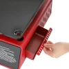 Royal Gourmet PD1301R 3-Burner Propane Griddle, Portable Table Top 24-Inch Gas Grill in Red