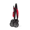 SEINA SUW-300 150 lbs. Capacity Portable Folding Steel Wagon Outdoor Garden Cart in Red