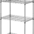SINGAYE 4 Tier Adjustable Storage Shelf Metal Storage Rack Wire Shelving Unit 530Lbs Capacity 23.6