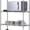 SINGAYE 5 Tier Adjustable Storage Shelf Metal Storage Rack Wire Shelving Unit Storage Shelves Metal 660Lbs Capacity 23.6