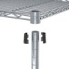 SINGAYE 5 Tier Adjustable Storage Shelf Metal Storage Rack Wire Shelving Unit Storage Shelves Metal 660Lbs Capacity 23.6