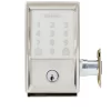 Schlage  Encode Century Satin Nickel Wi-fi Compatibility Single Cylinder Electronic Deadbolt Lighted Keypad Touchscreen Smart Lock