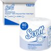 Scott Essential Professional 100% Recycled Fiber Bulk Toilet Paper for Business (13217), 2-PLY Standard Rolls, White, 506 Count(Pack of 80)(Packaging may vary)