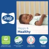 Sealy EM240-KEL1 Perfect Rest Waterproof Baby Crib & Toddler Mattress Extra Firm Airy Comfort - 150 Premium Coils