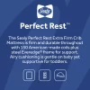 Sealy EM240-KEL1 Perfect Rest Waterproof Baby Crib & Toddler Mattress Extra Firm Airy Comfort - 150 Premium Coils