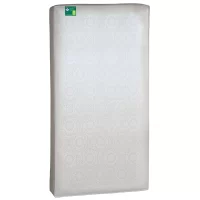 Sealy Soybean Dreams 2-Stage Antibacterial Waterproof Baby Crib Mattress and Toddler Mattress