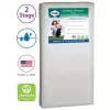 Sealy Soybean Dreams 2-Stage Antibacterial Waterproof Baby Crib Mattress and Toddler Mattress