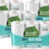 Seventh Generation Toilet Paper, Bath Tissue, 100% Recycled Paper, 12 Count (Pack of 4)