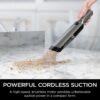 Shark WV201 WANDVAC Handheld Vacuum, Lightweight at 1.4 Pounds with Powerful Suction, Charging Dock, Single Touch Empty and Detachable Dust Cup