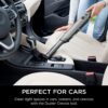Shark WV201 WANDVAC Handheld Vacuum, Lightweight at 1.4 Pounds with Powerful Suction, Charging Dock, Single Touch Empty and Detachable Dust Cup
