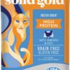 Solid Gold Indigo Moon with Chicken & Eggs Grain-Free High Protein Dry Cat Food 12 Pound (Pack of 1)