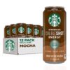 Starbucks Doubleshot Energy Espresso Coffee Mocha 15 oz Cans (12 Pack)
