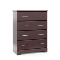 Storkcraft brookside 3 drawer 2024 combo dresser black