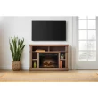StyleWell HDFP48-45AE Wolcott 48 in. Media Console Electric Fireplace in Prairie Ash