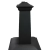 Sunnydaze Decor  57-in H x 22-in D x 22-in W Black Steel Chiminea (KF-607)