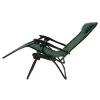 Sunnydaze Decor DL-748 2 Black Metal Frame Stationary Zero Gravity Chair(s) with Green Sling Seat