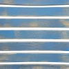 Sunnydaze Decor DMR-851 2 Blue Metal Frame Stationary Dining Chair(s) with Slat Seat