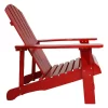 Sunnydaze Decor IEO-878-2PK 2 Red Wood Frame Stationary Adirondack Chair(s) with Slat Seat