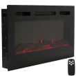 Sunnydaze Decor LOE-340 32-in Black Electric Fireplace Insert
