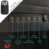 Sunnydaze Decor LOE-364 23.5-in Black Electric Fireplace Insert