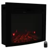 Sunnydaze Decor LOE-364 23.5-in Black Electric Fireplace Insert