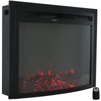 Sunnydaze Decor LOE-388 28.5-in Black Electric Fireplace Insert