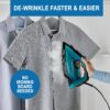 T-fal Ultraglide Plus Steam & Garment Iron with Durilium Soleplate, 1800 watts, Teal T-fal Ultraglide Plus Steam & Garment Iron with Durilium Soleplate, 1800 watts, Teal