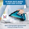 T-fal Ultraglide Plus Steam & Garment Iron with Durilium Soleplate, 1800 watts, Teal T-fal Ultraglide Plus Steam & Garment Iron with Durilium Soleplate, 1800 watts, Teal