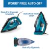T-fal Ultraglide Plus Steam & Garment Iron with Durilium Soleplate, 1800 watts, Teal T-fal Ultraglide Plus Steam & Garment Iron with Durilium Soleplate, 1800 watts, Teal