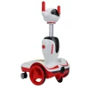 TOBBI 6-Volt 3 in 1 Kids Ride On Car Electric Robot Buggy Toy Vehicle with Remote Control, Red (TH17A0751-T01)
