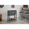 TRINITY TXKPGR-0809 80 qt Detachable Tub Foosball Cooler w Cover Gray