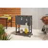 TRINITY TXKPGR-0809 80 qt Detachable Tub Foosball Cooler w Cover Gray