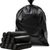 Tasker 33 Gallon Trash Bags, (250 Count Value Pack), Black Garbage Bags 30 Gallon - 32 Gallon - 33 Gallon - 35 Gallon. High Density Bags