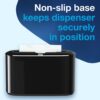 Tork Xpress Countertop Multifold Hand Towel Dispenser, Black, H2H23, One-at-a-Time dispensing, Elevation Design 302028