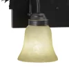 VAXCEL VL55704BBZ Bozeman 33-in 4-Light Burnished Bronze Rustic Vanity Light